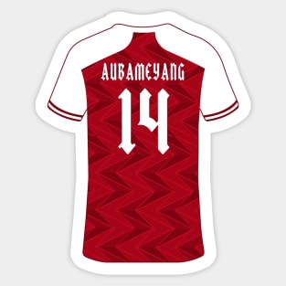 Aubameyang Cup Jersey Sticker